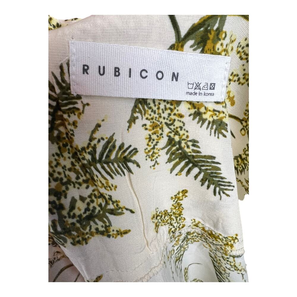 Rubicon womens Wrap Dress Tropical Print Small Medium - Picture 10 of 10